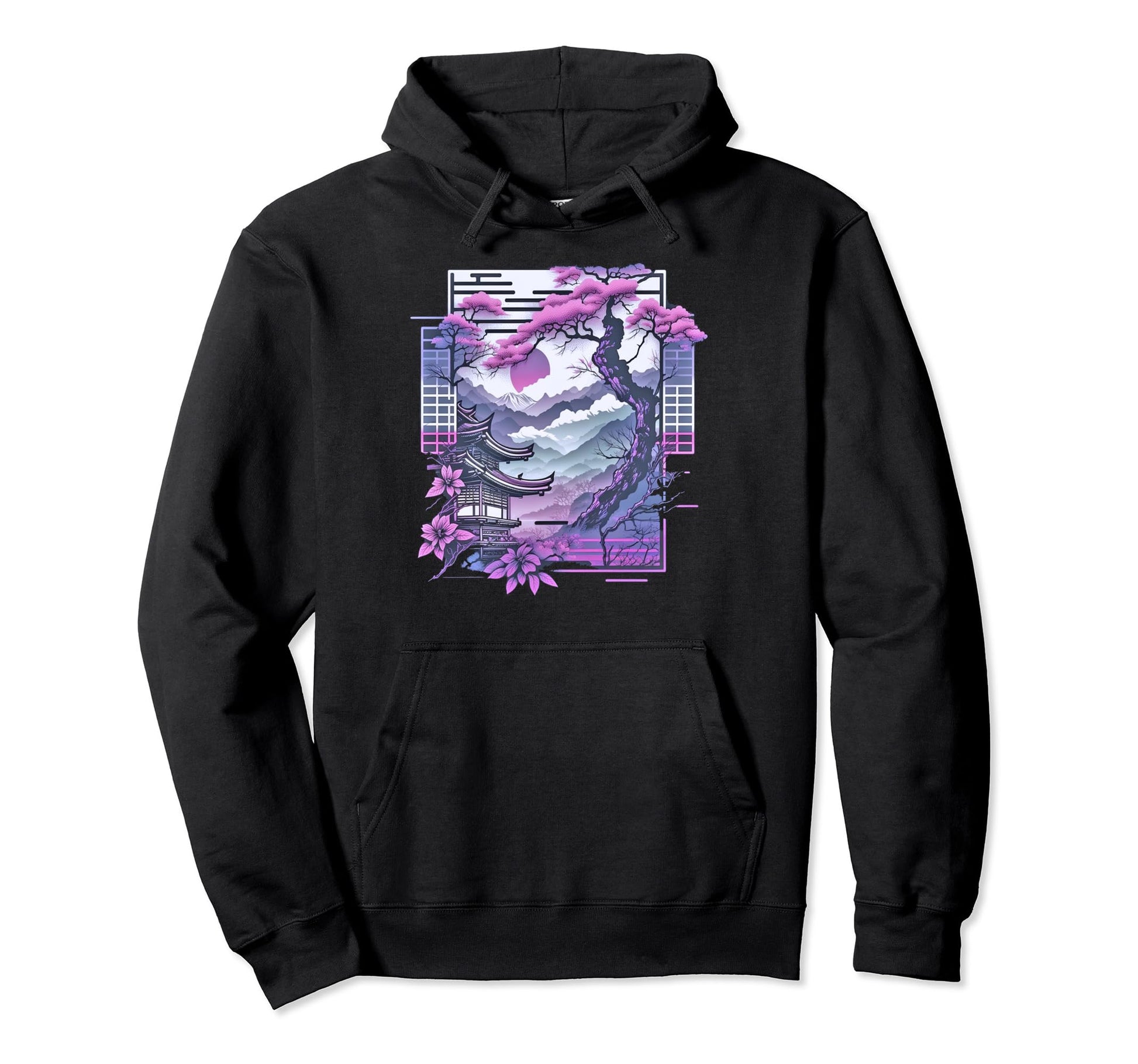 Japan Aesthetic Vaporwave Japanese City Hoodie - Streetwear Style Unisex - T-Shirt, Sweatshirt, Hoodie