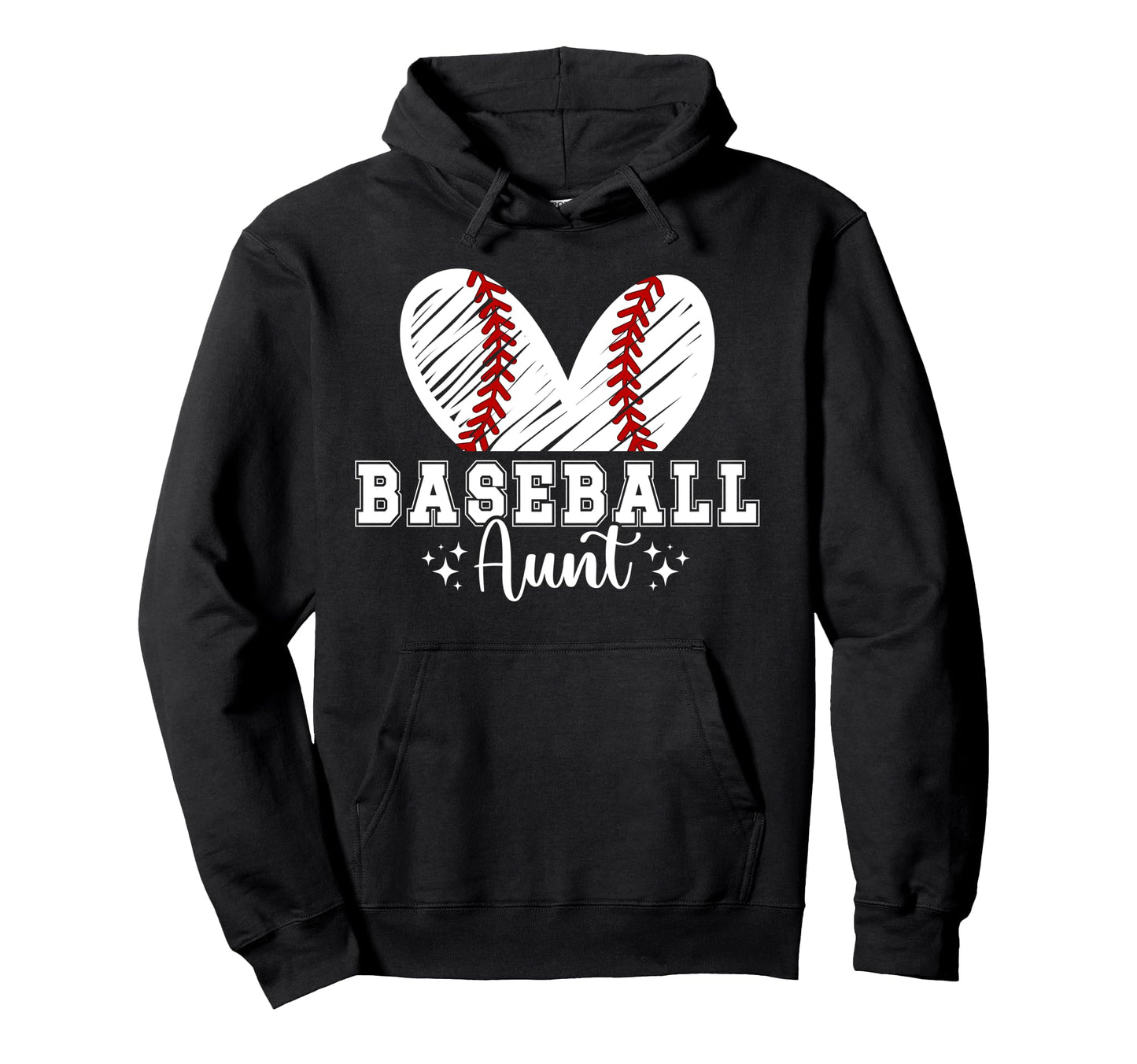 Baseball Aunt Baseball Player Aunt Hoodie - Trendy Graphic Men Women - T-Shirt, Sweatshirt, Hoodie