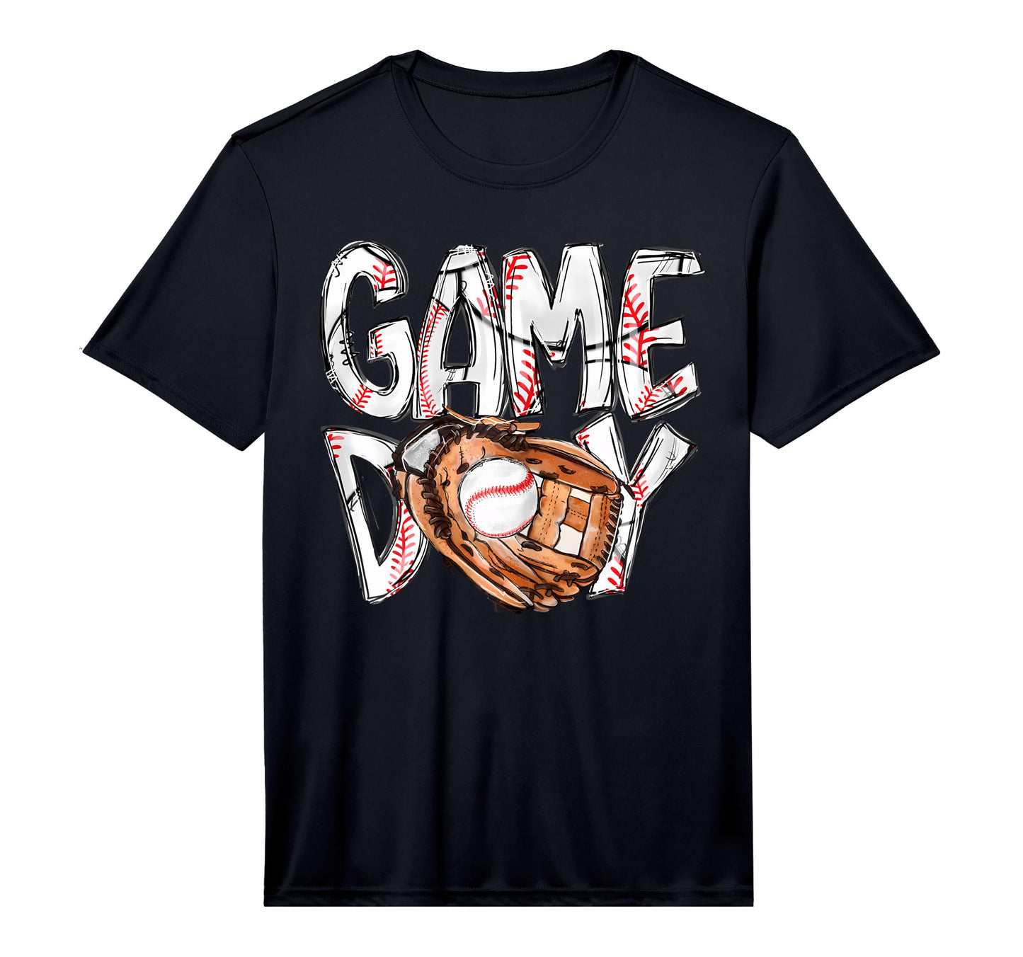 Mens Game Day Baseball Softball Heart Love T-Shirt - Trendy Graphic Unisex - T-Shirt, Sweatshirt, Hoodie