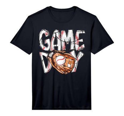 Mens Game Day Baseball Softball Heart Love T-Shirt - Trendy Graphic Unisex - T-Shirt, Sweatshirt, Hoodie