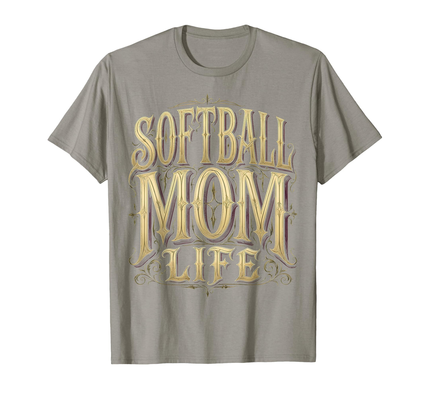 Softball Mom Life Sports Moms T-Shirt - Trendy Graphic for Adults - T-Shirt, Sweatshirt, Hoodie