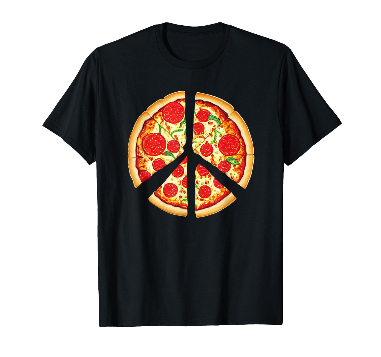 Love Peace And Pizza Sweatshirt - Custom Art Print for Adults - T-Shirt, Sweatshirt, Hoodie