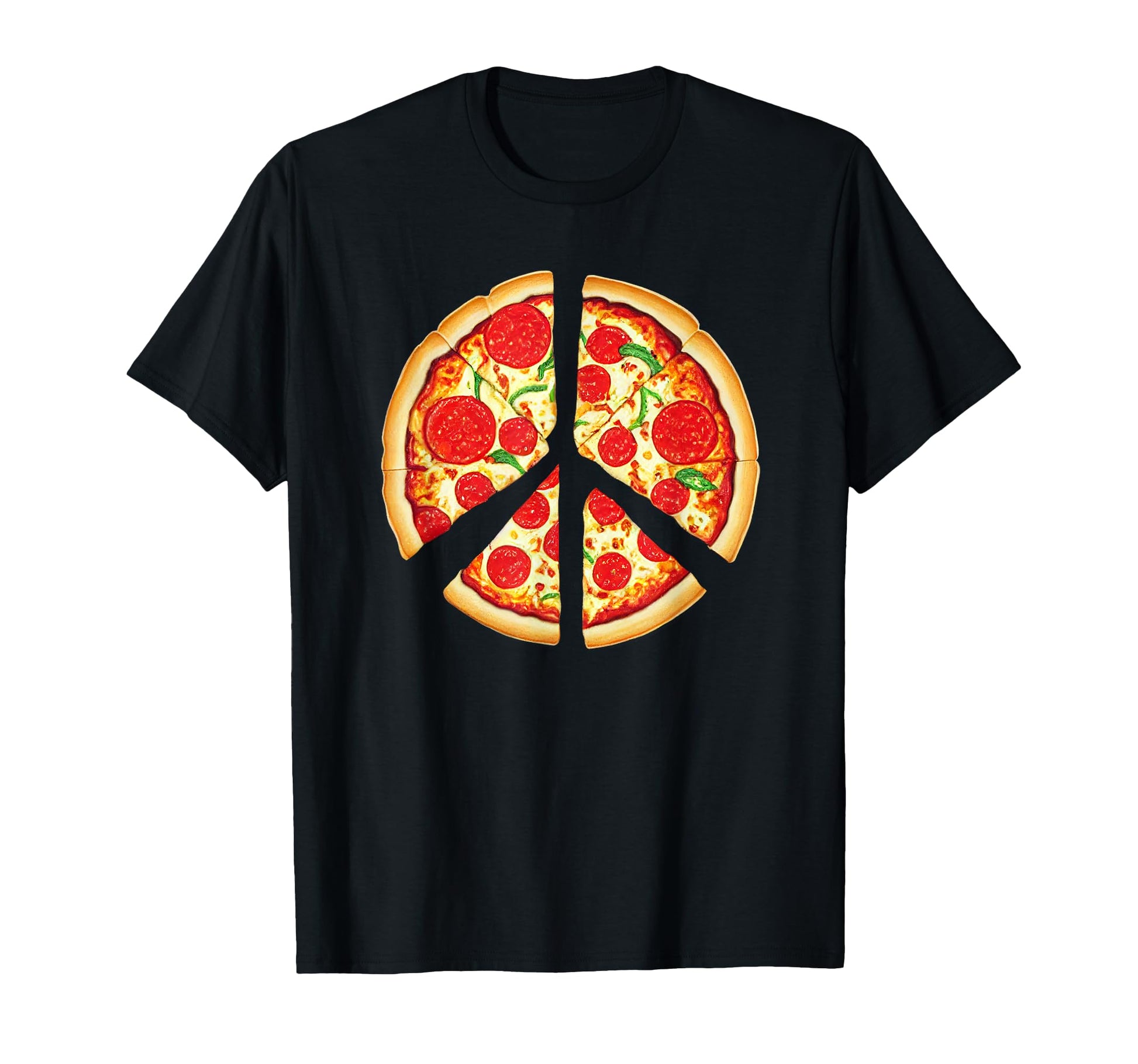 Love Peace And Pizza Sweatshirt - Custom Art Print for Adults - T-Shirt, Sweatshirt, Hoodie