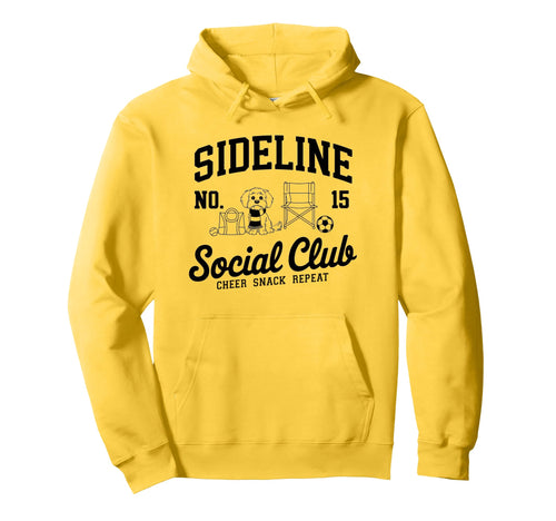 Sideline Social Club Soccer Mom Game Hoodie - Aesthetic Graphic Men Women - T-Shirt, Sweatshirt, Hoodie
