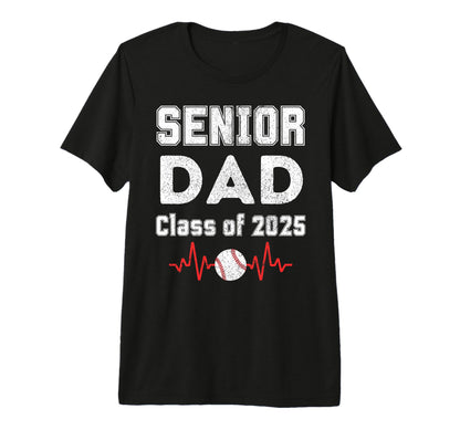 Senior Dad Class 2025 School T-Shirt - Casual Everyday Wear Unisex - T-Shirt, Sweatshirt, Hoodie
