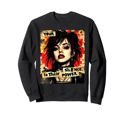 Punk Graffiti 90S Grunge Urban Art Sweatshirt - Unique Graphic Unisex - T-Shirt, Sweatshirt, Hoodie