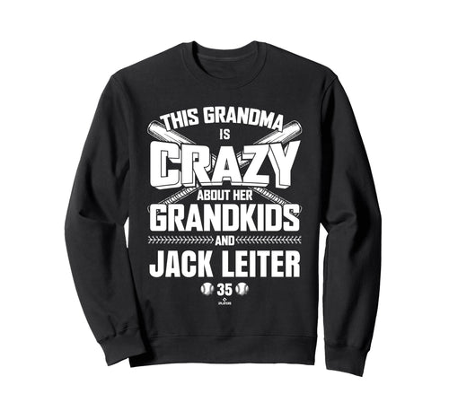 Grandma Crazy Jack Leiter Texas Sweatshirt - Unique Graphic for Adults - T-Shirt, Sweatshirt, Hoodie