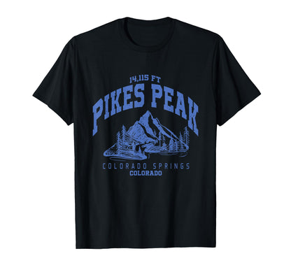 Mountain Hiking Pikes Peak Colorado T-Shirt - Graphic Print Men Women - T-Shirt, Sweatshirt, Hoodie