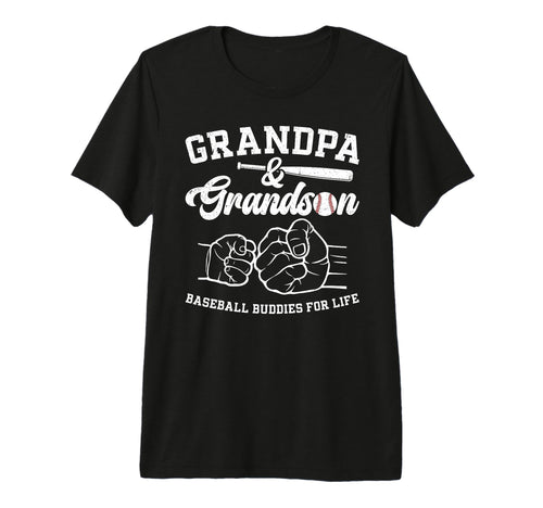 Mens Baseball Buddies Baseball Grandpa T-Shirt - Minimalist Print Unisex - T-Shirt, Sweatshirt, Hoodie