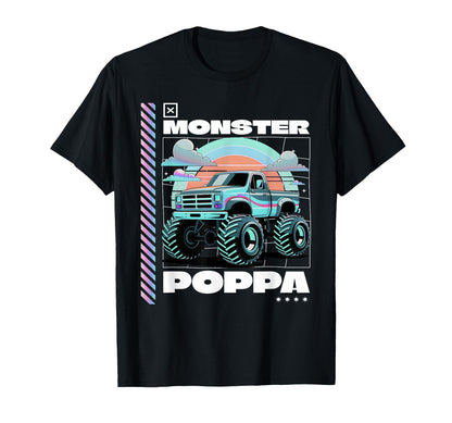 Monster Truck Poppa Aesthetic T-Shirt - Custom Art Print for Adults - T-Shirt, Sweatshirt, Hoodie