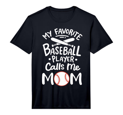 Baseball My Favorite Baseball Player Calls T-Shirt - Graphic Print Unisex - T-Shirt, Sweatshirt, Hoodie