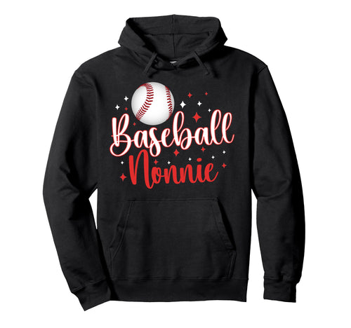 Baseball Nonnie Baseball Player Nonnie Hoodie - Graphic Print for Adults - T-Shirt, Sweatshirt, Hoodie