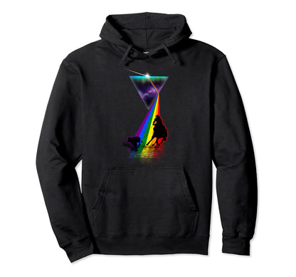 Prism Calf Roper Hoodie - Minimalist Print for Adults - T-Shirt, Sweatshirt, Hoodie