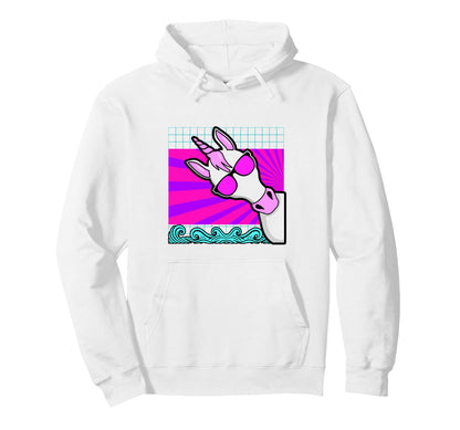 Aesthetic Vaporwave Outfits Unicorn Hoodie - Fun Novelty Design Unisex - T-Shirt, Sweatshirt, Hoodie