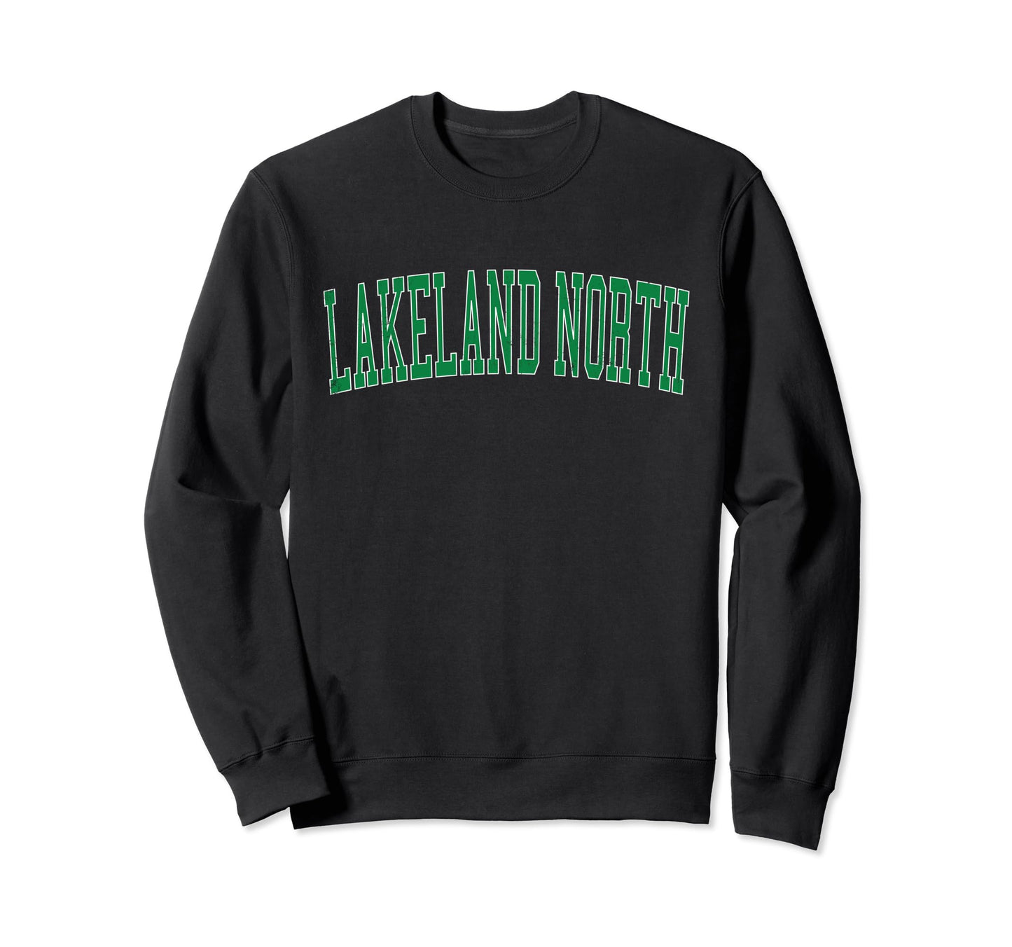 Lakeland North Wa Distressed Sweatshirt - Custom Art Print for Adults - T-Shirt, Sweatshirt, Hoodie