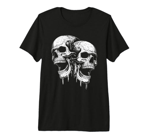Screaming Skull Skulls Grunge 90S T-Shirt - Fun Novelty Design Men Women - T-Shirt, Sweatshirt, Hoodie