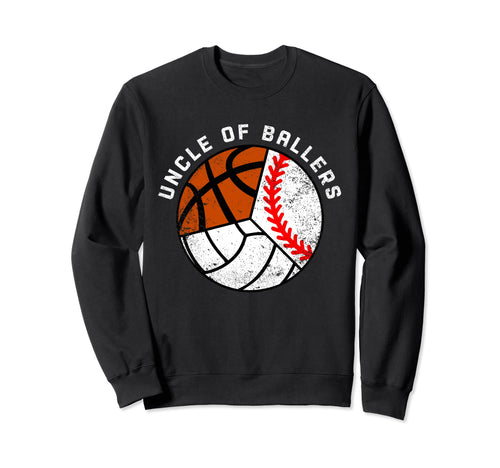Uncle Ballers Funny Baseball Sweatshirt - Custom Art Print for Adults - T-Shirt, Sweatshirt, Hoodie