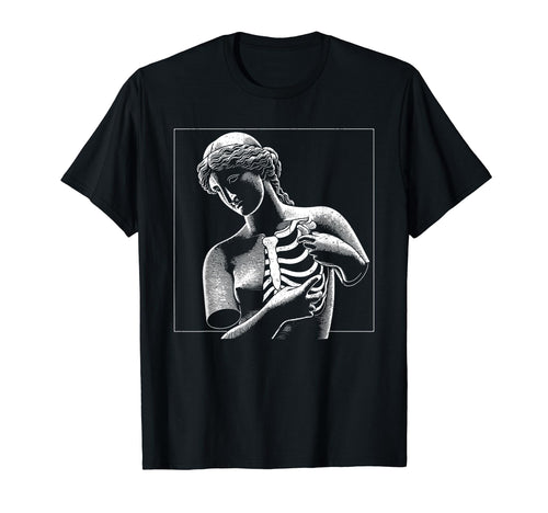 Venus Skeleton Aesthetic Vaporwave T-Shirt - Unique Graphic for Adults - T-Shirt, Sweatshirt, Hoodie