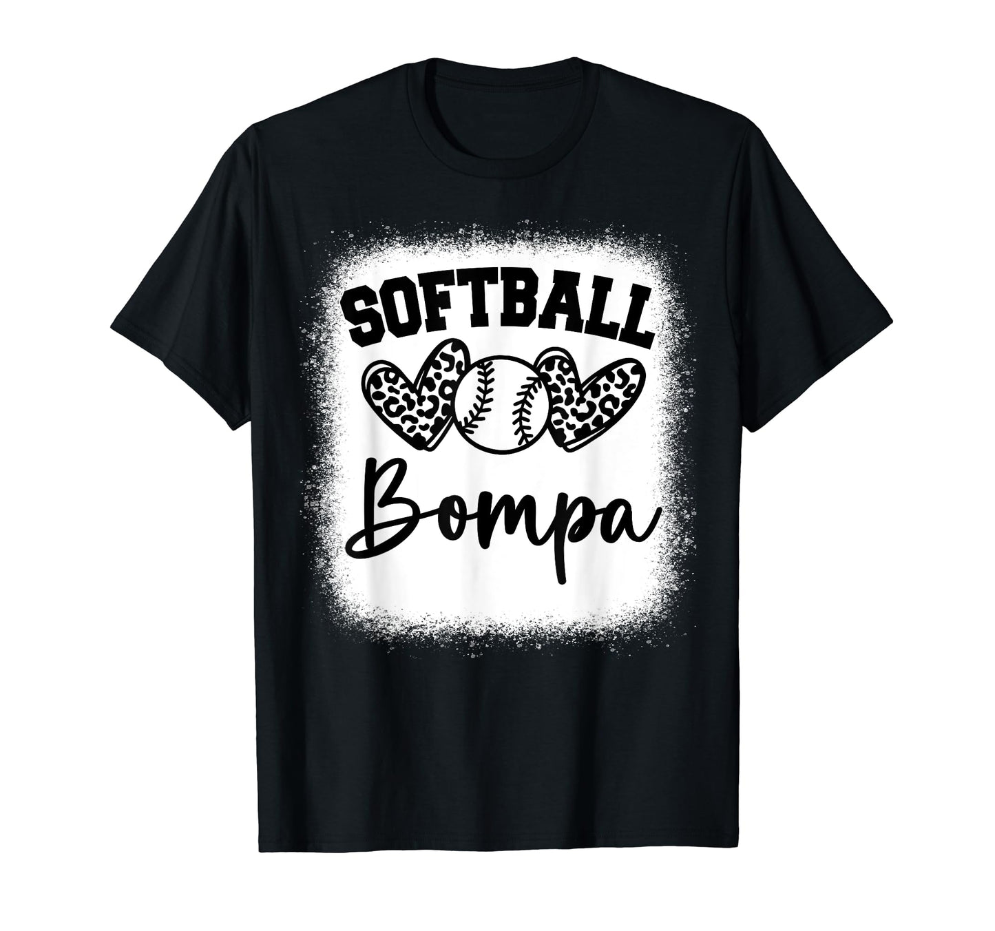 Personalized Baseball Heart Bompa T-Shirt - Casual Everyday Wear Men Women - T-Shirt, Sweatshirt, Hoodie