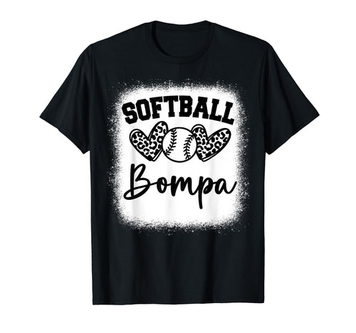Personalized Baseball Heart Bompa T-Shirt - Casual Everyday Wear Men Women - T-Shirt, Sweatshirt, Hoodie