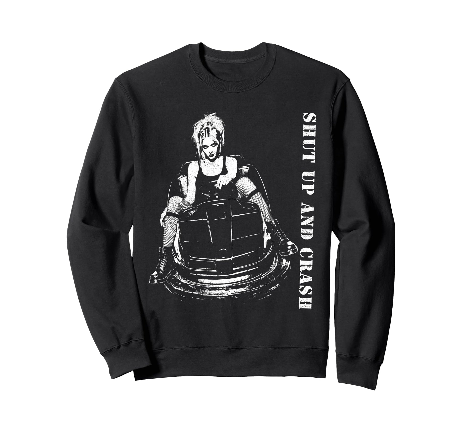 Punk Shut Up 90S Urban Grunge Sweatshirt - Graphic Print Men Women - T-Shirt, Sweatshirt, Hoodie