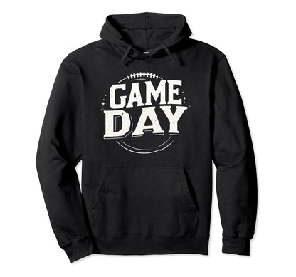 Game Day Dad And Mom Football Hoodie - Casual Everyday Wear Unisex - T-Shirt, Sweatshirt, Hoodie
