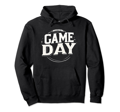 Game Day Dad And Mom Football Hoodie - Casual Everyday Wear Unisex - T-Shirt, Sweatshirt, Hoodie