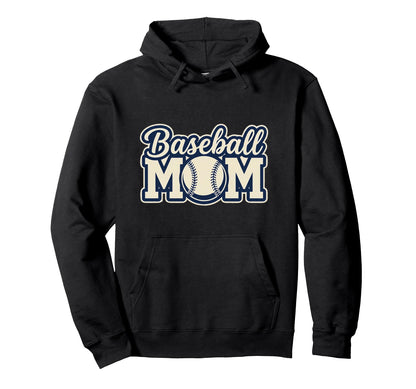 Baseball Mom Heart Athlete Club Hoodie - Graphic Print for Adults - T-Shirt, Sweatshirt, Hoodie
