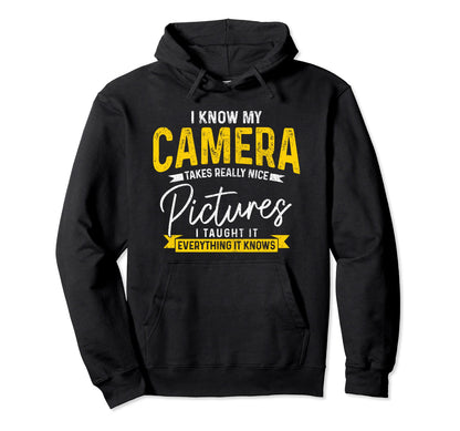 Funny Photographer Camera Funny Hoodie - Custom Art Print Unisex - T-Shirt, Sweatshirt, Hoodie