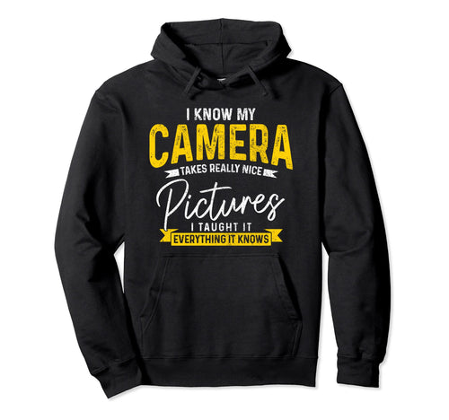 Funny Photographer Camera Funny Hoodie - Custom Art Print Unisex - T-Shirt, Sweatshirt, Hoodie