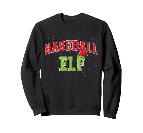 Baseball Elf Family Matching Sweatshirt - Casual Everyday Wear Men Women - T-Shirt, Sweatshirt, Hoodie