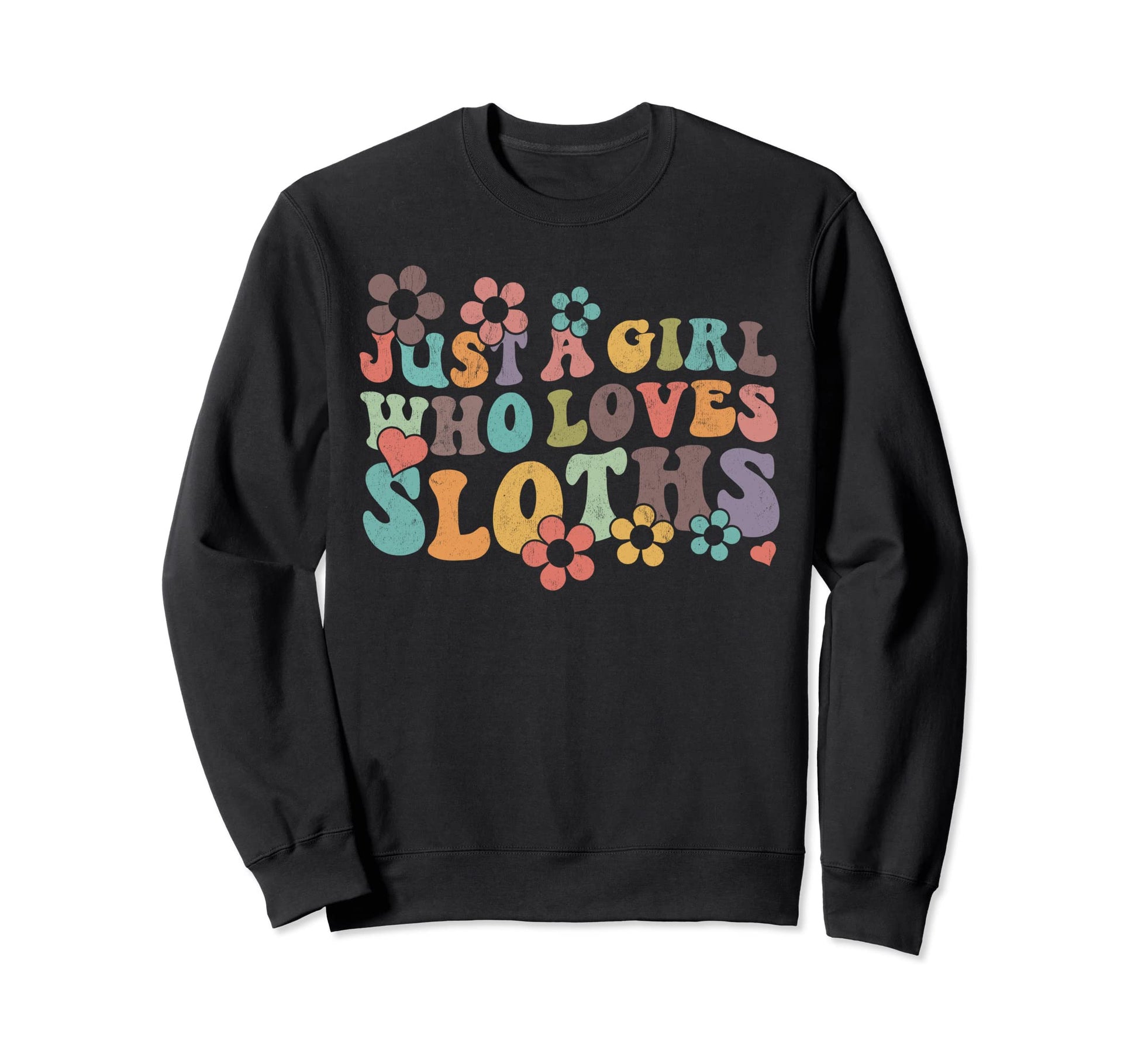 Groovy Boho Hippie Just Who Loves Sweatshirt - Novelty Apparel Unisex - T-Shirt, Sweatshirt, Hoodie