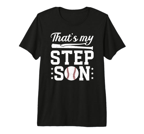 Mens Proud Baseball Step Dad Baseball T-Shirt - Trendy Graphic for Adults - T-Shirt, Sweatshirt, Hoodie