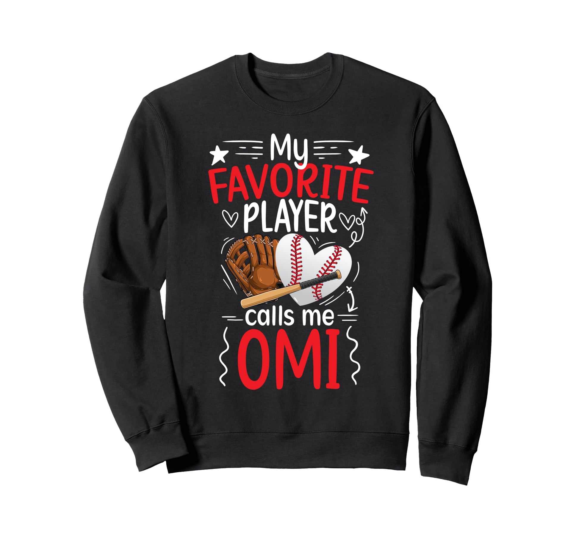 My Favorite Baseball Player Omi Sweatshirt - Aesthetic Graphic Unisex - T-Shirt, Sweatshirt, Hoodie