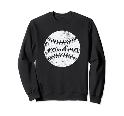 Baseball Grandma Sweatshirt - Novelty Apparel for Adults - T-Shirt, Sweatshirt, Hoodie