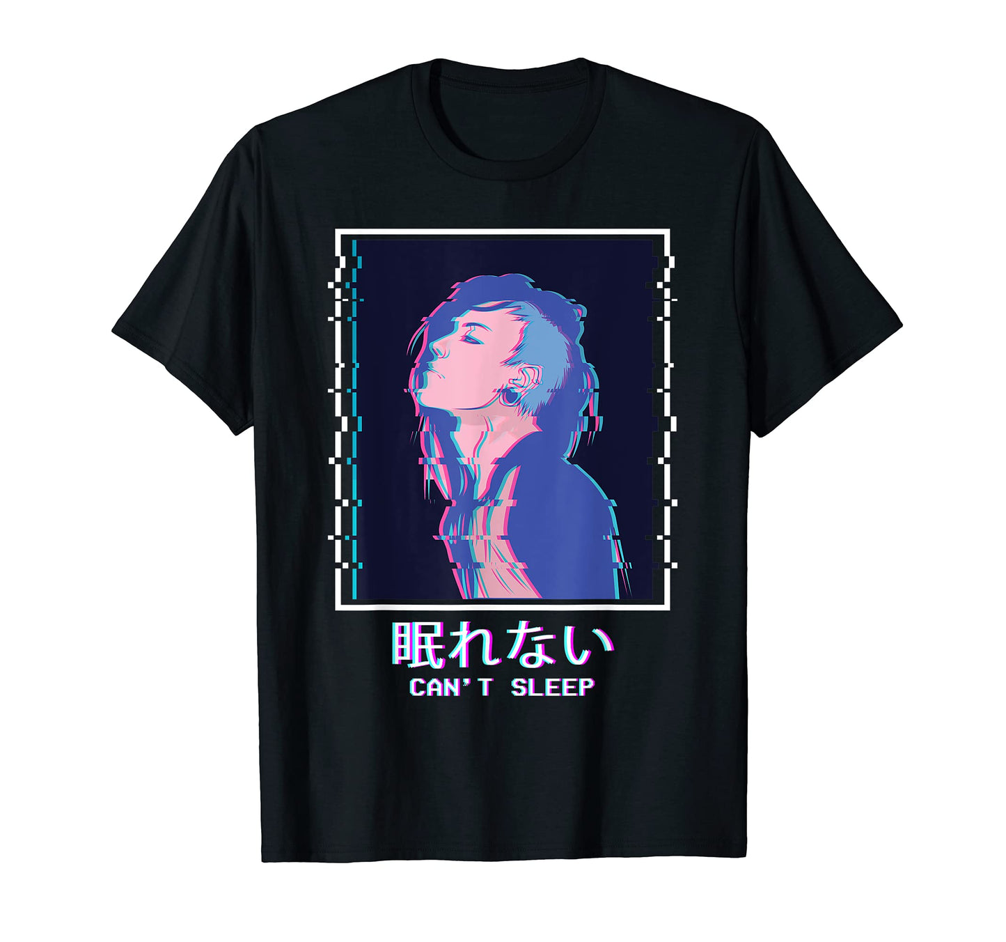 Punk Emo Anime Sad Vaporwave Aesthetic T-Shirt - Fun Novelty Design Unisex - T-Shirt, Sweatshirt, Hoodie
