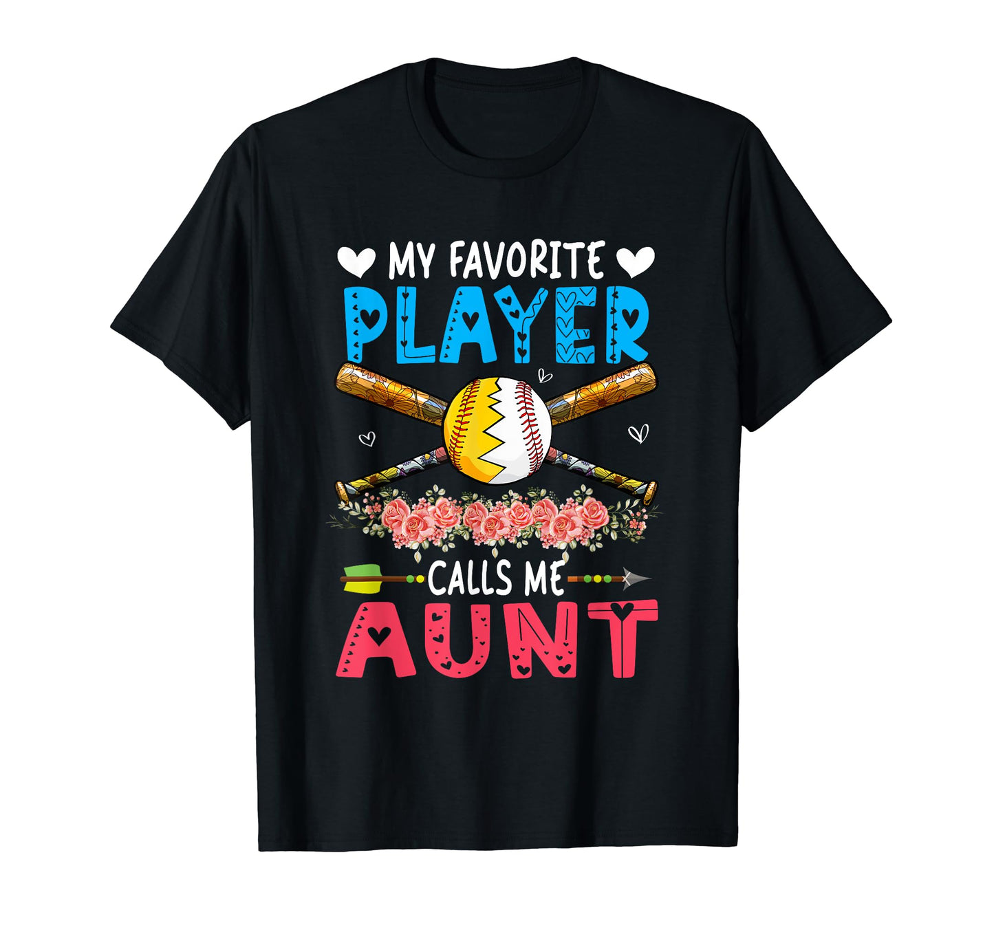 Favorite Player Calls Me Aunt T-Shirt - Aesthetic Graphic Men Women - T-Shirt, Sweatshirt, Hoodie