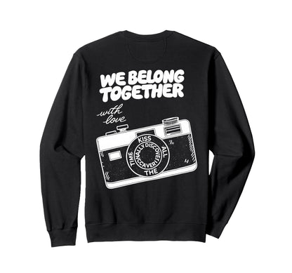 We Belong Together Camera Love Sweatshirt - Minimalist Print for Adults - T-Shirt, Sweatshirt, Hoodie