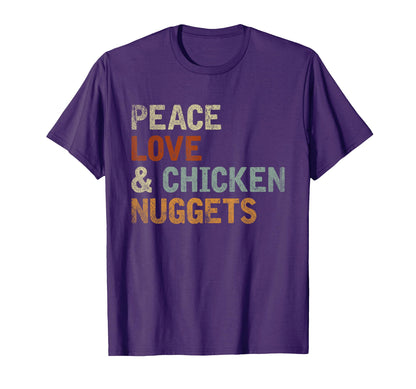 Fast Food Hippie Gift Peace Love And T-Shirt - Streetwear Style for Adults - T-Shirt, Sweatshirt, Hoodie