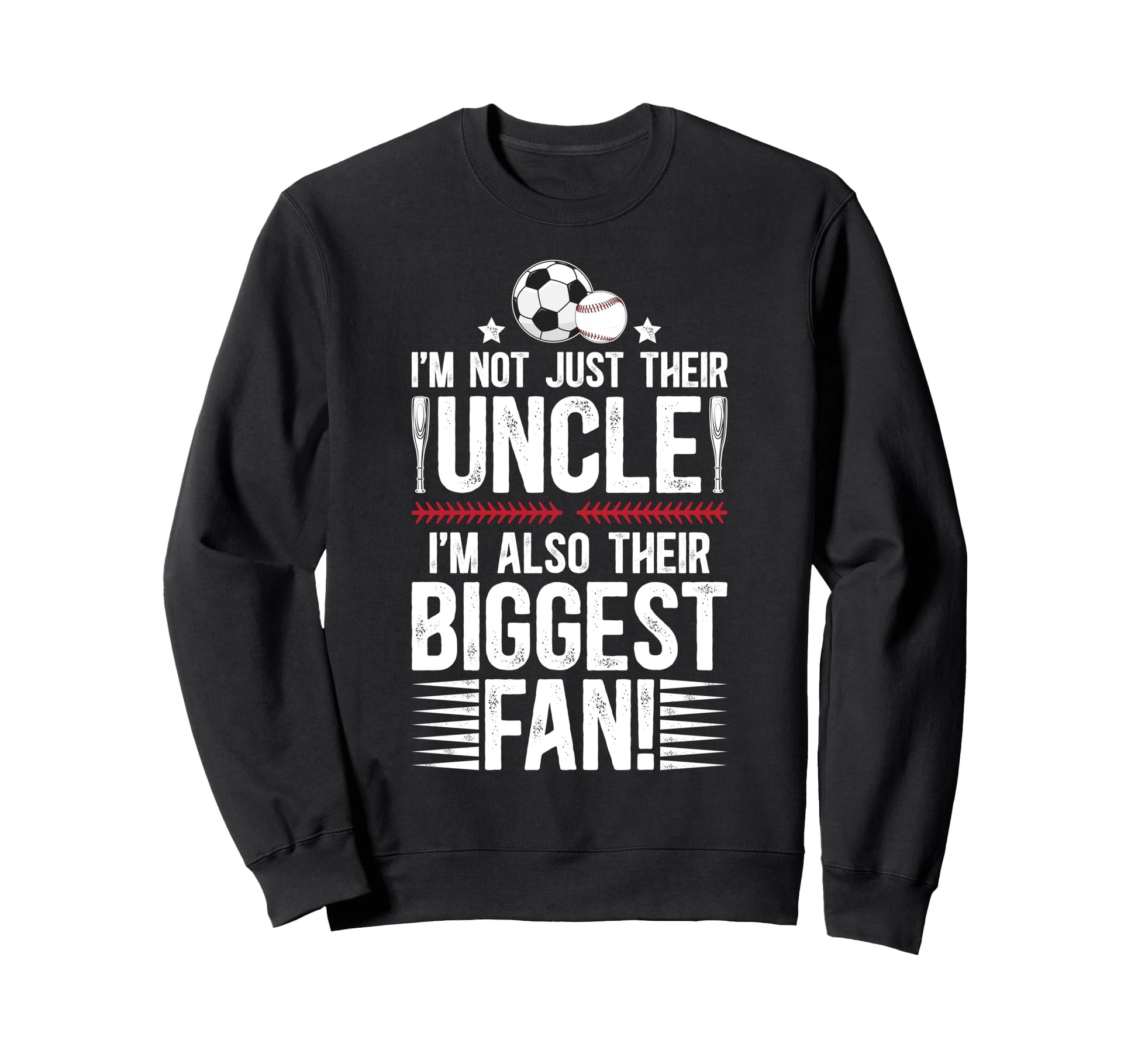 Their Biggest Fan Baseball Soccer Sweatshirt - Unique Graphic Men Women - T-Shirt, Sweatshirt, Hoodie