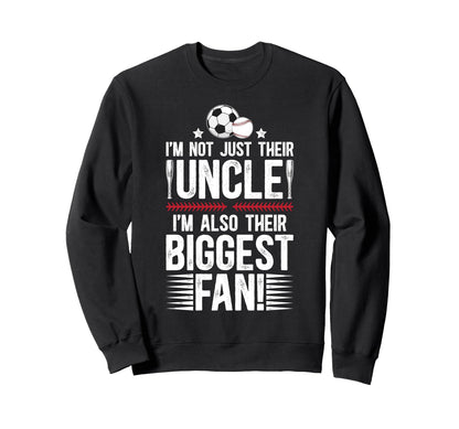 Their Biggest Fan Baseball Soccer Sweatshirt - Unique Graphic Men Women - T-Shirt, Sweatshirt, Hoodie
