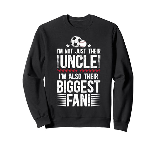 Their Biggest Fan Baseball Soccer Sweatshirt - Unique Graphic Men Women - T-Shirt, Sweatshirt, Hoodie