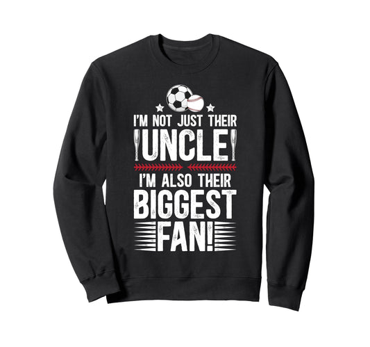 Their Biggest Fan Baseball Soccer Sweatshirt - Unique Graphic Men Women - T-Shirt, Sweatshirt, Hoodie