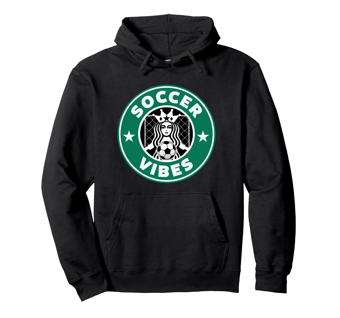 Soccer Vibes Teens Practice Or Game Day Hoodie - Novelty Apparel Men Women - T-Shirt, Sweatshirt, Hoodie