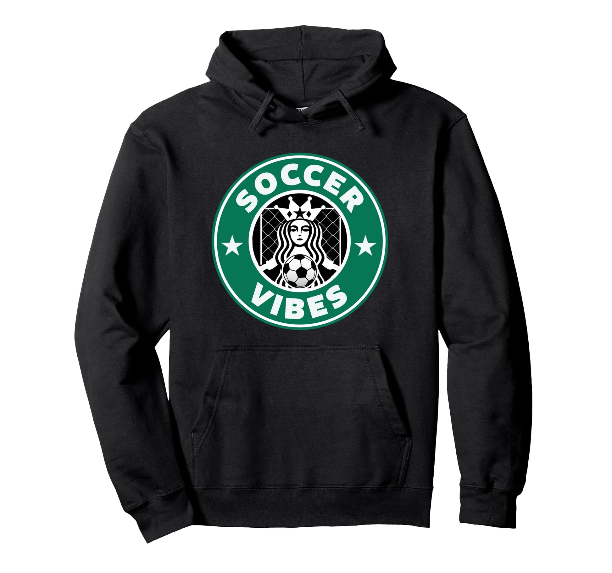 Soccer Vibes Teens Practice Or Game Day Hoodie - Novelty Apparel Men Women - T-Shirt, Sweatshirt, Hoodie