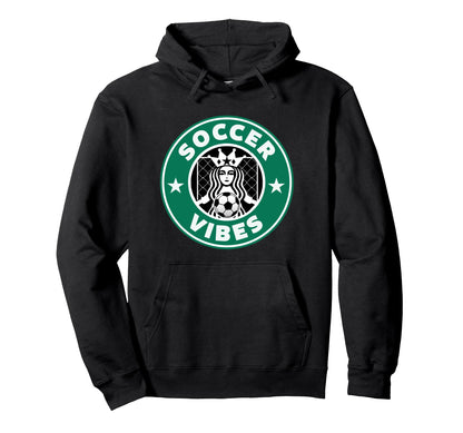Soccer Vibes Teens Practice Or Game Day Hoodie - Novelty Apparel Men Women - T-Shirt, Sweatshirt, Hoodie