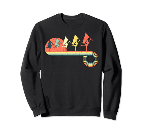 Color Guard Flag Dance Sunset Sweatshirt - Custom Art Print Men Women - T-Shirt, Sweatshirt, Hoodie