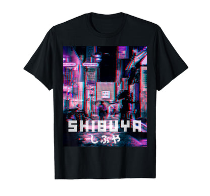 Tokyo Shibuya Japan Aesthetic T-Shirt - Casual Everyday Wear for Adults - T-Shirt, Sweatshirt, Hoodie