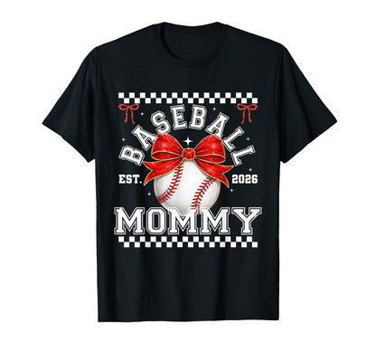 Baseball Mommy Coquette Family T-Shirt - Fun Novelty Design Unisex - T-Shirt, Sweatshirt, Hoodie