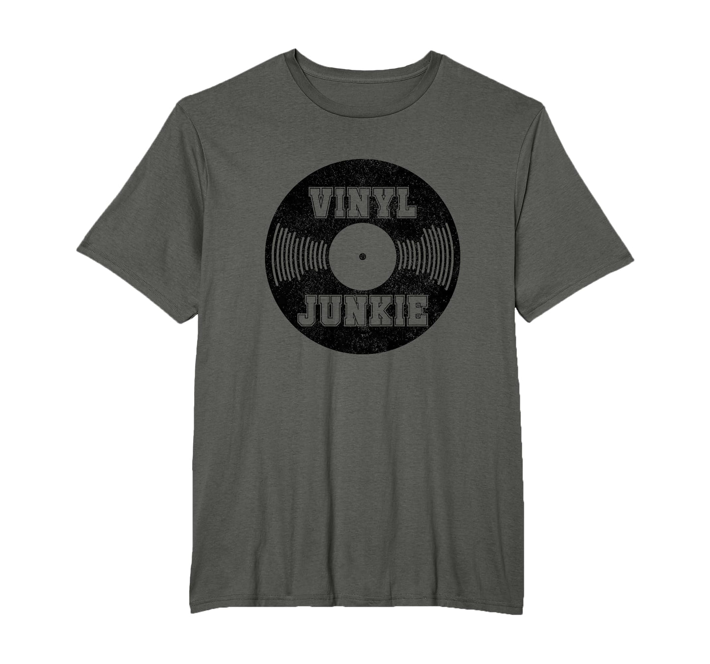 Vinyl Junkie Old School Music Dj Gift T-Shirt - Unique Graphic Unisex - T-Shirt, Sweatshirt, Hoodie